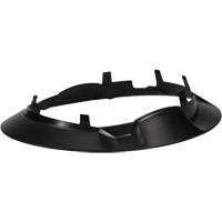 Bordure large compl&egrave;te &agrave; agrafe pour casque d'alpiniste RZRBack, blanc Nia-Chem Ltd.