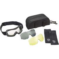 X1000 Ballistic Protection Goggles Kit, Amber/Clear Lens, Anti-Fog/Anti-Scratch, Direct Vent Nia-Chem Ltd.