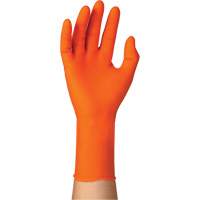 Gants jetables TOUCHNTUFF 93-800, 6,5/7, Latex/N&eacute;opr&egrave;ne/Nitrile, 23,6-mils, Sans poudre, Orange Nia-Chem Ltd.