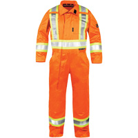 High-Visibility Fire-Resistant Coveralls, Size Small, Orange Nia-Chem Ltd.