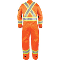 High-Visibility Fire-Resistant Coveralls, Size Small, Orange Nia-Chem Ltd.