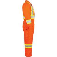 High-Visibility Lined Canvas Overalls, Small, High Visibility Orange Nia-Chem Ltd.