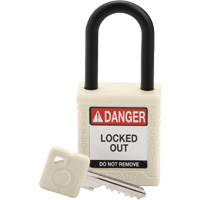 Velocity Safety Lockout Padlock, Safety Padlock, Keyed Different, Nylon, 1-1/2" Width Nia-Chem Ltd.