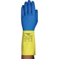 Alphatec&reg; 87-224 Chemical-Resistant Gloves, Size 7, 12.8" L, Neoprene/Rubber Latex, Cotton/Flock-Lined Inner Lining, 26.8-mil Nia-Chem Ltd.