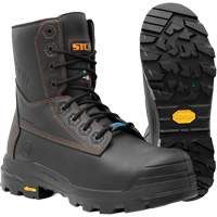Metpro Flex Work Boots with Metguard, Leather, Size 4, Impermeable Nia-Chem Ltd.