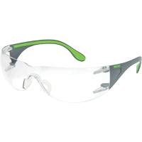 Adapt Lite Grey/Green Safety Glasses, Clear Lens, Anti-Fog/Anti-Scratch, ANSI Z87+/Meets/Exceeds CSA Z94.3 Nia-Chem Ltd.