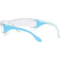 Adapt Lite Blue/White Safety Glasses, Clear Lens, Anti-Fog/Anti-Scratch, ANSI Z87+/Meets/Exceeds CSA Z94.3 Nia-Chem Ltd.