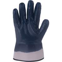 Horizon&reg; Navy Gloves with Pasted Cuffs, Medium, Nitrile Coating, Jersey/Cotton Shell Nia-Chem Ltd.