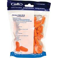 SEALTEC33 Orange Disposable Foam Earplugs, Bulk - Polybag Nia-Chem Ltd.