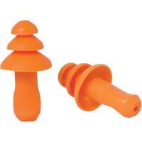 SEALTEC TipGrip Orange TPR Triple-Flange Reusable Earplugs, Uncorded, Bulk - Box, 26 dB dB NRR, One-Size Nia-Chem Ltd.