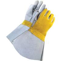 Soudeur doubl&eacute; avec poignet de 5", Cuir de vache refendu, Taille Taille unique Nia-Chem Ltd.