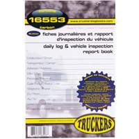 Carnet bilingue de registre quotidien et de rapport d'inspection de v&eacute;hicule Nia-Chem Ltd.