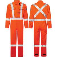 Avenger 7 oz. Coveralls, Size 36, High-Visibility Orange Nia-Chem Ltd.