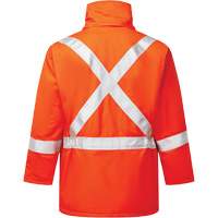 Parka isol&eacute; de 9 oz Haute visibilit&eacute; Avenger, style 515, Hommes, T-petit, Orange Nia-Chem Ltd.