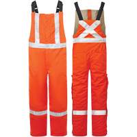 Avenger 9 oz High-Visibility Insulated Bib Pants, Style 525, Men's, X-Small, Orange Nia-Chem Ltd.