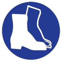 Right to Know Pictogram Labels -Boots, Vinyl, Sheet, 1" L x 1-1/8" W Nia-Chem Ltd.