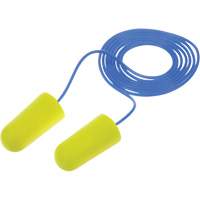 Bouchons d'oreilles n&eacute;on jaune E-A-Rsoft, Vrac - Sac en poly, Avec cordon Nia-Chem Ltd.