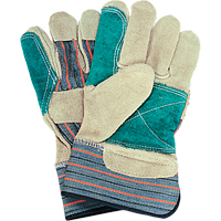 Gants d'ajusteur avec paume double, Grand, Paume en Cuir de vache refendu, Doublure en Coton Nia-Chem Ltd.