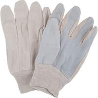 Standard-Duty Work Gloves, Medium, Split Cowhide Palm SAP274 | Nia-Chem Ltd.