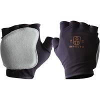Anti-Impact Fingerless Right-Hand Glove, X-Small, Split Leather Palm, Slip-On Cuff Nia-Chem Ltd.