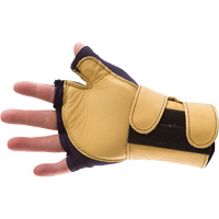 Premium Impact & Repetitive Strain Protective Right-Hand Glove, Size X-Small, Grain Leather Palm Nia-Chem Ltd.