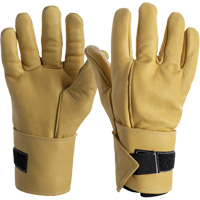 Vibration Protective Air Glove<sup>®</sup>, Size Medium, Grain Leather Palm SR340 | Nia-Chem Ltd.
