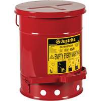 Oily Waste Cans, FM Approved/UL Listed, 6 US Gal., Red SR357 | Nia-Chem Ltd.
