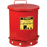 Oily Waste Cans, FM Approved/UL Listed, 14 US gal., Red SR359 | Nia-Chem Ltd.