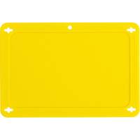 &eacute;tiquette vierge pour vanne, Plastique, 4-3/4" la x 3-1/4" h Nia-Chem Ltd.