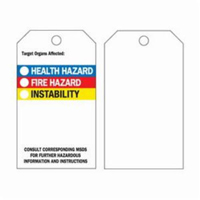 Self-Laminating Right-To-Know Tags, Polyester, 3" W x 5-3/4" H, English SX834 | Nia-Chem Ltd.