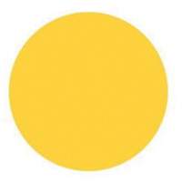 &eacute;tiquettes rondes inscriptibles, Cercle, 3" lo x 3" la, Jaune Nia-Chem Ltd.