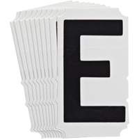 Quick-Align<sup>®</sup> Individual Gothic Number and Letter Labels, E, 4" H, Black SZ993 | Nia-Chem Ltd.