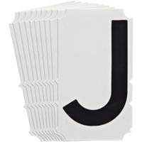 Quick-Align<sup>®</sup>Individual Gothic Number and Letter Labels, J, 4" H, Black SZ998 | Nia-Chem Ltd.