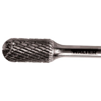 Fraise double au carbure avec tige cylindrique &agrave; pointe ronde, 1/2" dia., 1" profondeur de la coupe Nia-Chem Ltd.