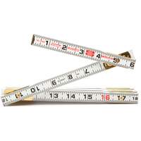 R&egrave;gle de maçon Red End, 6' lo, Bois, Graduations de 1/16" Nia-Chem Ltd.