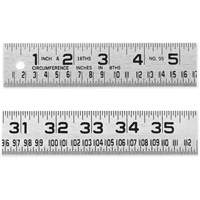 R&egrave;gle de circonf&eacute;rence pour ferblantier, 4' lo, Acier, Graduations de 1/16" Nia-Chem Ltd.