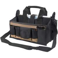 Center Tray Tool Bag, Canvas, 16 Pockets, Black Nia-Chem Ltd.