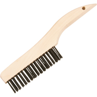 Shoe Handle Scratch Brushes, Brass, 4 x 16 Wire Rows, 10" Long Nia-Chem Ltd.
