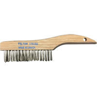 Shoe Handle Scratch Brushes, Stainless Steel, 4 x 16 Wire Rows, 10" Long Nia-Chem Ltd.