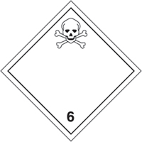 Toxic Materials TDG Shipping Labels, Paper SAX151 | Nia-Chem Ltd.