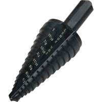 #2 Step Drill Bit, 1/8" - 1" , 1/16" Increments, High Speed Steel Nia-Chem Ltd.