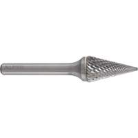 AllSteel Conical Shape Carbide Burr, SM-5, 1/2" Dia., 1/4" Shank, 7/8" Depth of Cut Nia-Chem Ltd.