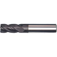 Unequal Helix End Mill, 1/2" Dia., 3" L, 4 Flutes, 1/2" Shank, Carbide Nia-Chem Ltd.