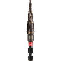 #1 Shockwave Impact Duty Step Drill Bit, 1/2" - 1-1/8" , 1/32" Increments, Titanium Nia-Chem Ltd.