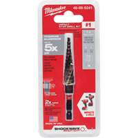 #1 Shockwave Impact Duty Step Drill Bit, 1/2" - 1-1/8" , 1/32" Increments, Titanium Nia-Chem Ltd.