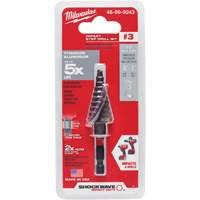 #3 Shockwave Impact Duty Step Drill Bit, 3/16" - 3/4" , 1/16" Increments, Titanium Nia-Chem Ltd.