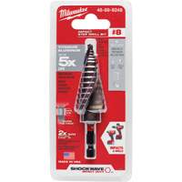 #8 Shockwave Impact Duty Step Drill Bit, 1/2" - 1" , 1/16" Increments, Titanium Nia-Chem Ltd.