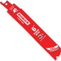 Lame de scie alternative de s&eacute;rie moyenne pour le m&eacute;tal, Bim&eacute;tal, 14-18 Dents par pouce, 6" lo x 1" la Nia-Chem Ltd.