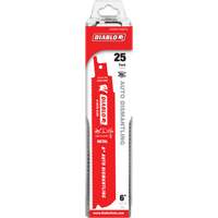 Lame de scie alternative autod&eacute;montage, Bim&eacute;tal, 14-18 Dents par pouce, 6" lo x 1" la Nia-Chem Ltd.