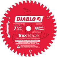 Trex&reg; Blade Cutting Saw Blade, 7-1/4", 44 Teeth, Plastic/Composite Decking Use Nia-Chem Ltd.